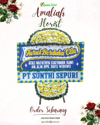 Papan Bunga Duka di Manyar