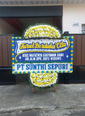 Papan Bunga Duka di Manyar